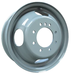 Envy Wheels – Dually Steel Wheel – Grey – 16″x6″ 127mm – All weather Wheels – NX45401